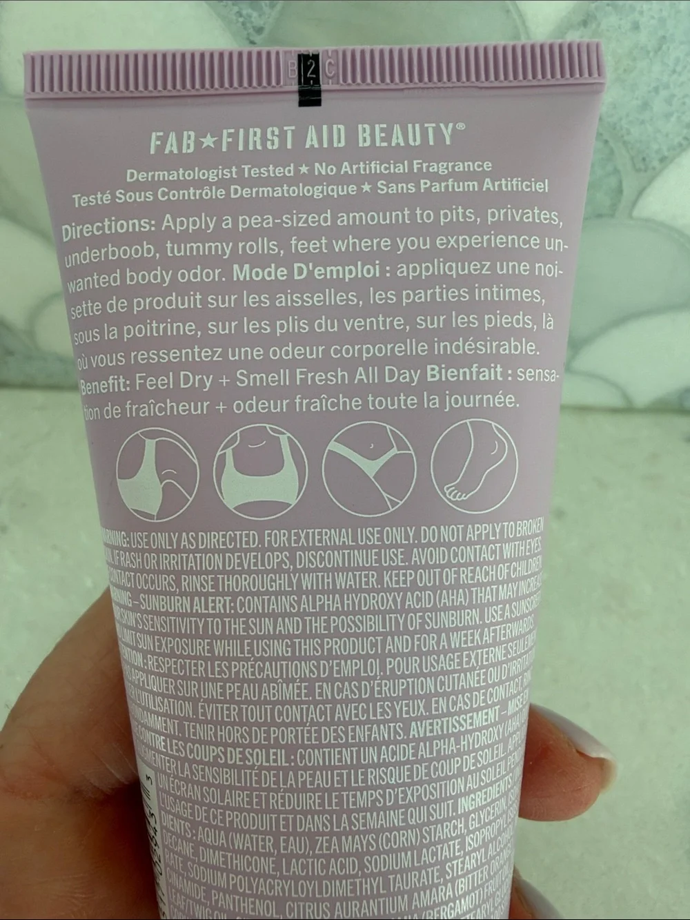 First Aid Beauty Pink KP Bump Eraser Body Scrub & Whole Body Deodorant Cream